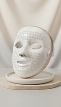Masque LED thérapie lumière dorée
